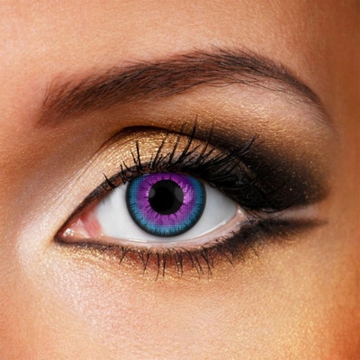 Funlenzen Galaxy Eye, paars, 3 maanden draagbaar