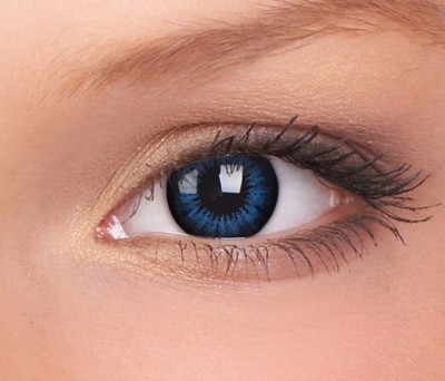 Big Eyes, Cool Blue mangalenzen, 15 mm, 3 maandslenzen