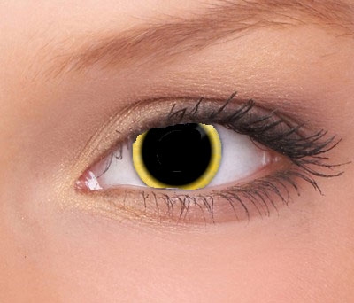 Terror Eyes funlenzen Solar Eclipse, 3 maanden draagbaar