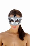 Venetiaans gezichtsmasker Nozze Di Figaro, Zilver 